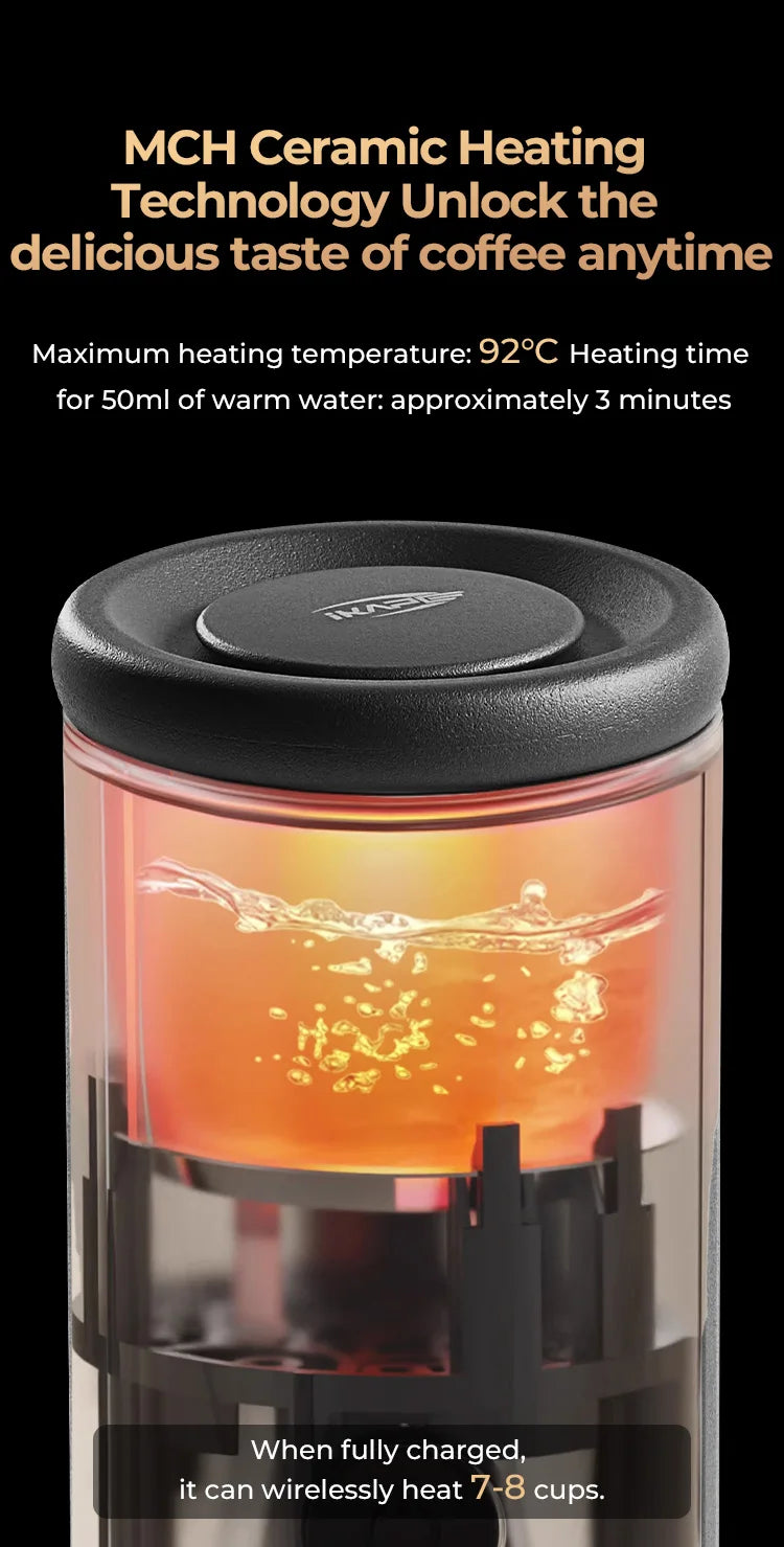 IKAPE Kapo K2 Portable Coffee Machine/Bluetooth connection/Timer Function,51/58mm Espresso Bottomless Portafilter,Camping/Home BrewFi Coffee & Tea