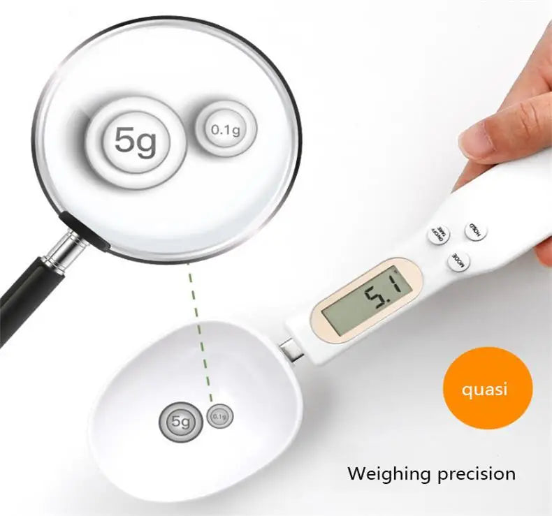 Scale Weighing Spoon Kitchen Scale Electronic Measuring Spoon G Coffee Powder Scale Baking Scale Electronic Measuring BrewFi Coffee & Tea