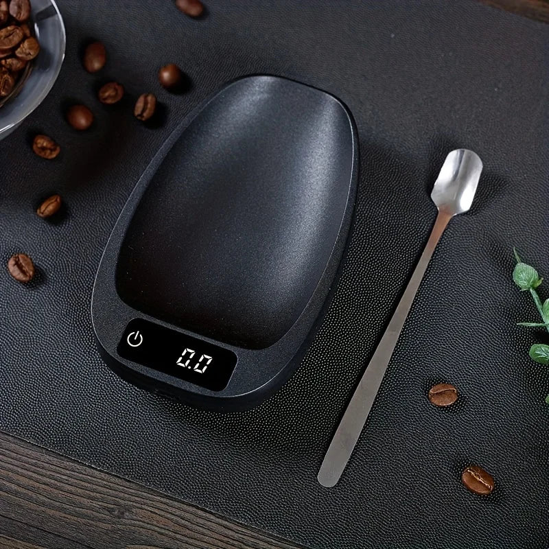 Coffee scale, tea scale, kitchen electronic scale, long-lasting battery life, tare free, 200g/0.1g precise scale, portable BrewFi Coffee & Tea