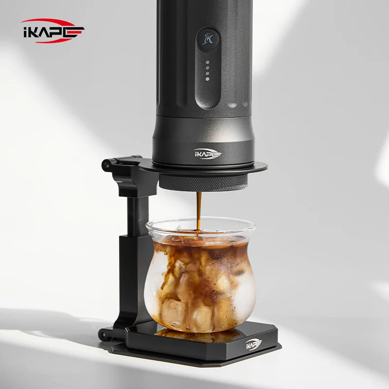 IKAPE Kapo K2 Portable Coffee Machine/Bluetooth connection/Timer Function,51/58mm Espresso Bottomless Portafilter,Camping/Home BrewFi Coffee & Tea