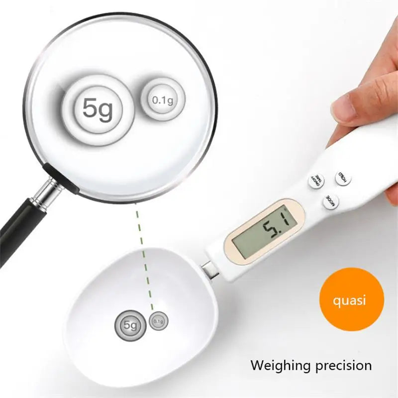 Scale Weighing Spoon Kitchen Scale Electronic Measuring Spoon G Coffee Powder Scale Baking Scale Electronic Measuring BrewFi Coffee & Tea