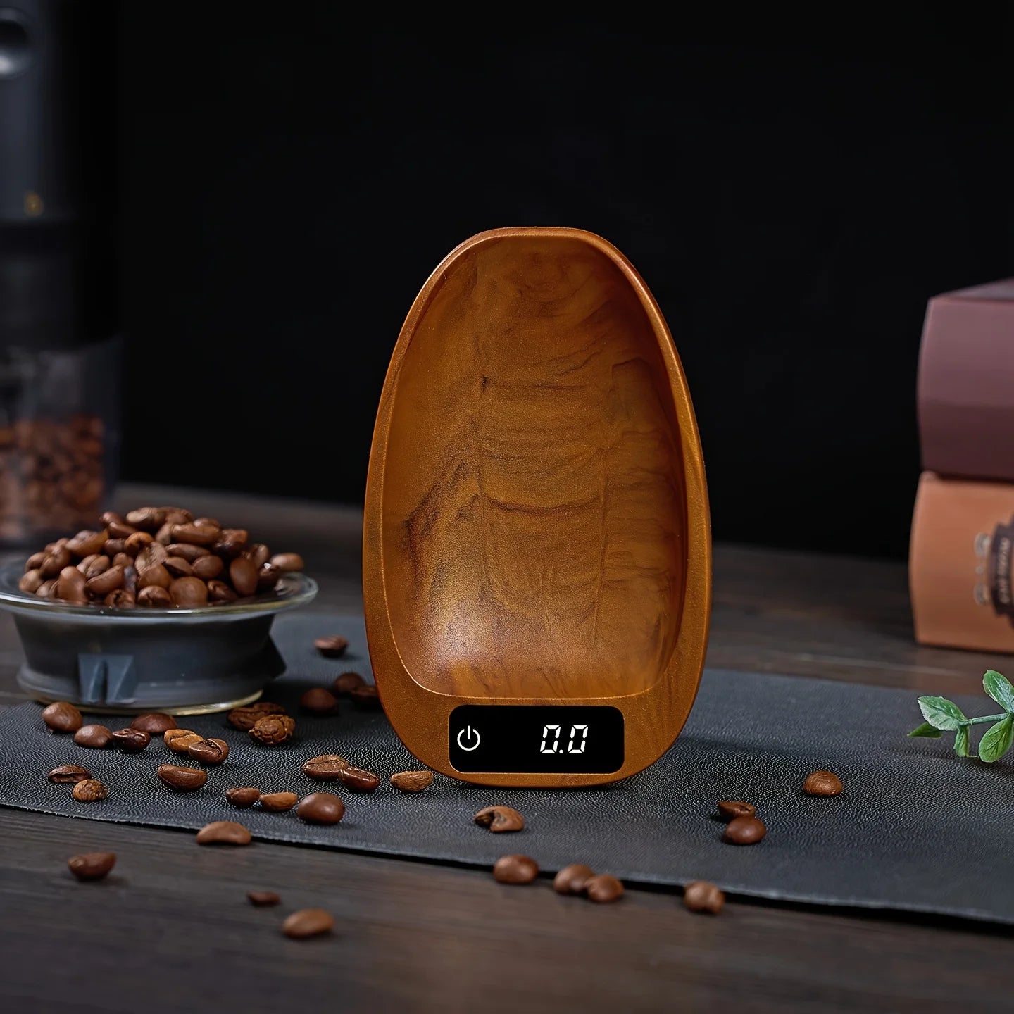 Coffee scale, tea scale, kitchen electronic scale, long-lasting battery life, tare free, 200g/0.1g precise scale, portable BrewFi Coffee & Tea