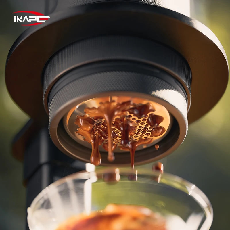 IKAPE Kapo K2 Portable Coffee Machine/Bluetooth connection/Timer Function,51/58mm Espresso Bottomless Portafilter,Camping/Home BrewFi Coffee & Tea