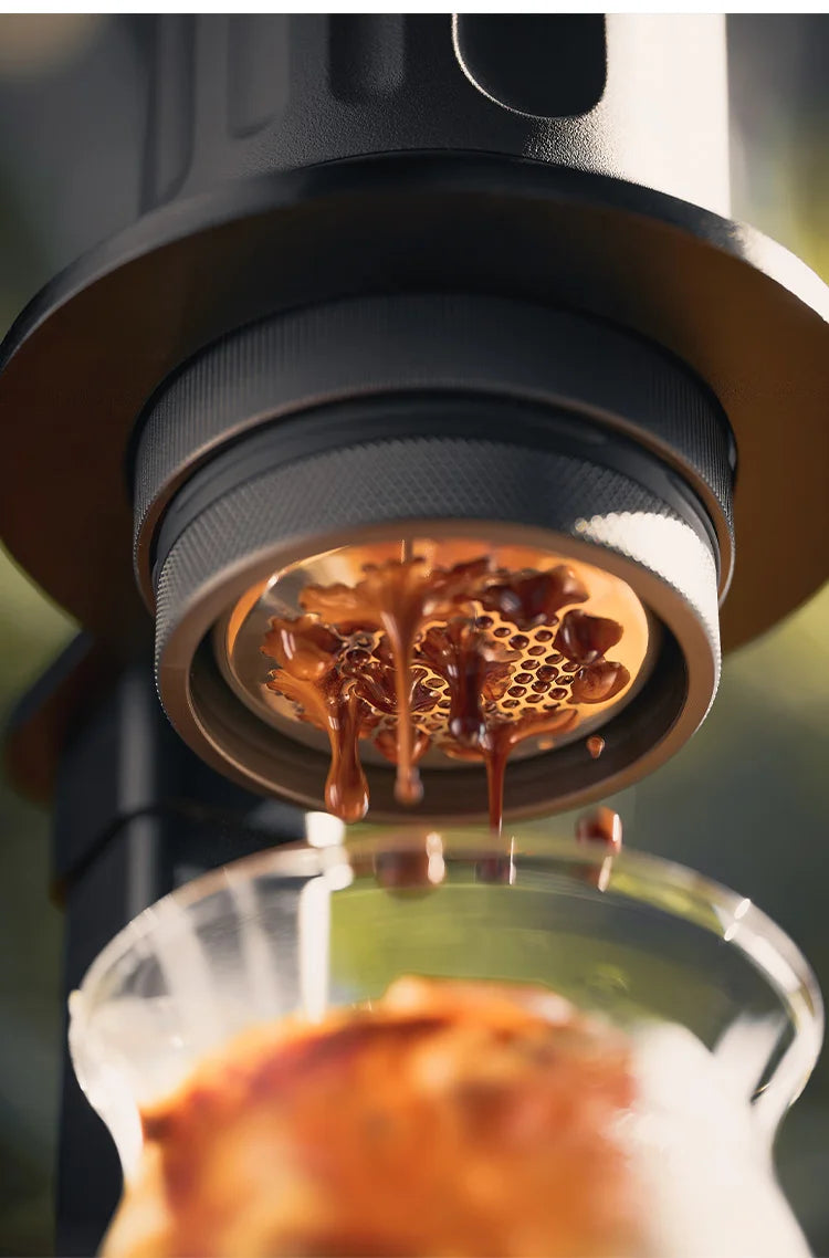IKAPE Kapo K2 Portable Coffee Machine/Bluetooth connection/Timer Function,51/58mm Espresso Bottomless Portafilter,Camping/Home BrewFi Coffee & Tea