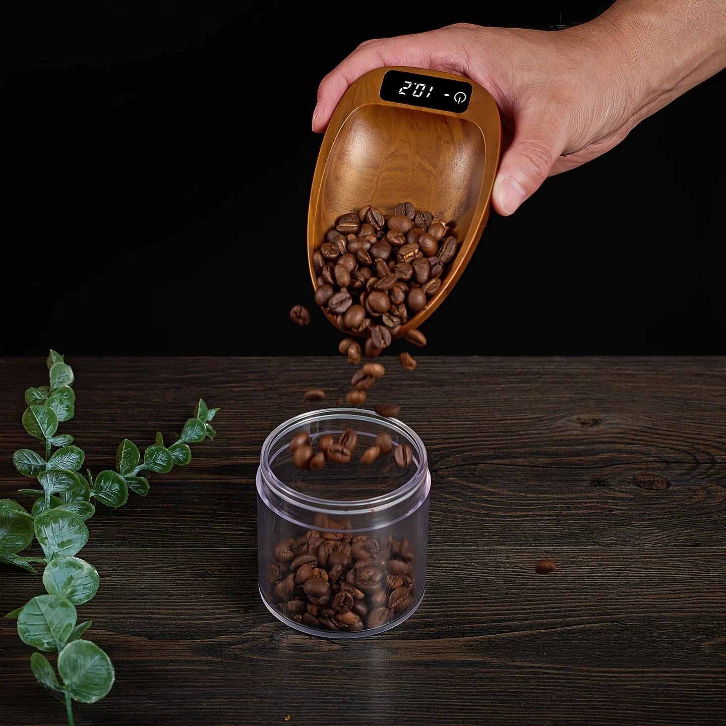 Coffee scale, tea scale, kitchen electronic scale, long-lasting battery life, tare free, 200g/0.1g precise scale, portable BrewFi Coffee & Tea