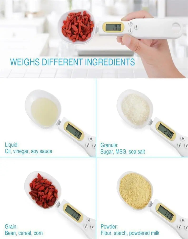 Scale Weighing Spoon Kitchen Scale Electronic Measuring Spoon G Coffee Powder Scale Baking Scale Electronic Measuring BrewFi Coffee & Tea